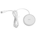 Deltaco Qi trådløs Qi-lader med MagSafe - 15 W