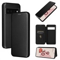 Google Pixel 6 Flip-deksel - Carbon Fiber - Svart