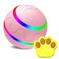 USB-oppladbar LED-lekeball for kjæledyr med fjernkontroll